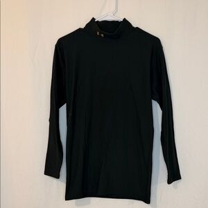 Under Armour Forest Green Turtleneck with Gold Logo